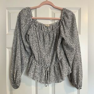 Altar’d State Print Peplum Top